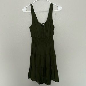 Dark Green/Olive Green Summer dress. NWOT